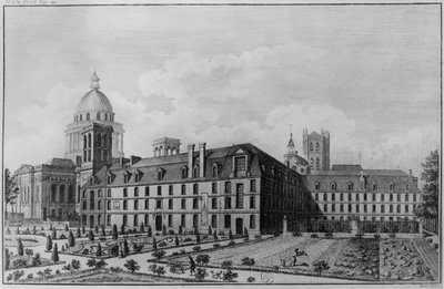Abadía de Santa Genoveva, París de French School